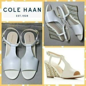 NIB MSRP $170 Cole Haan Maddie Open Toe Wedge Women's Size 10